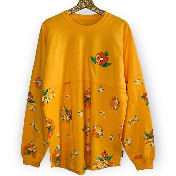 Disney Parks Spirit Jersey Original Orange Bird Flower Garden Festival Large New - Picture 8 of 11